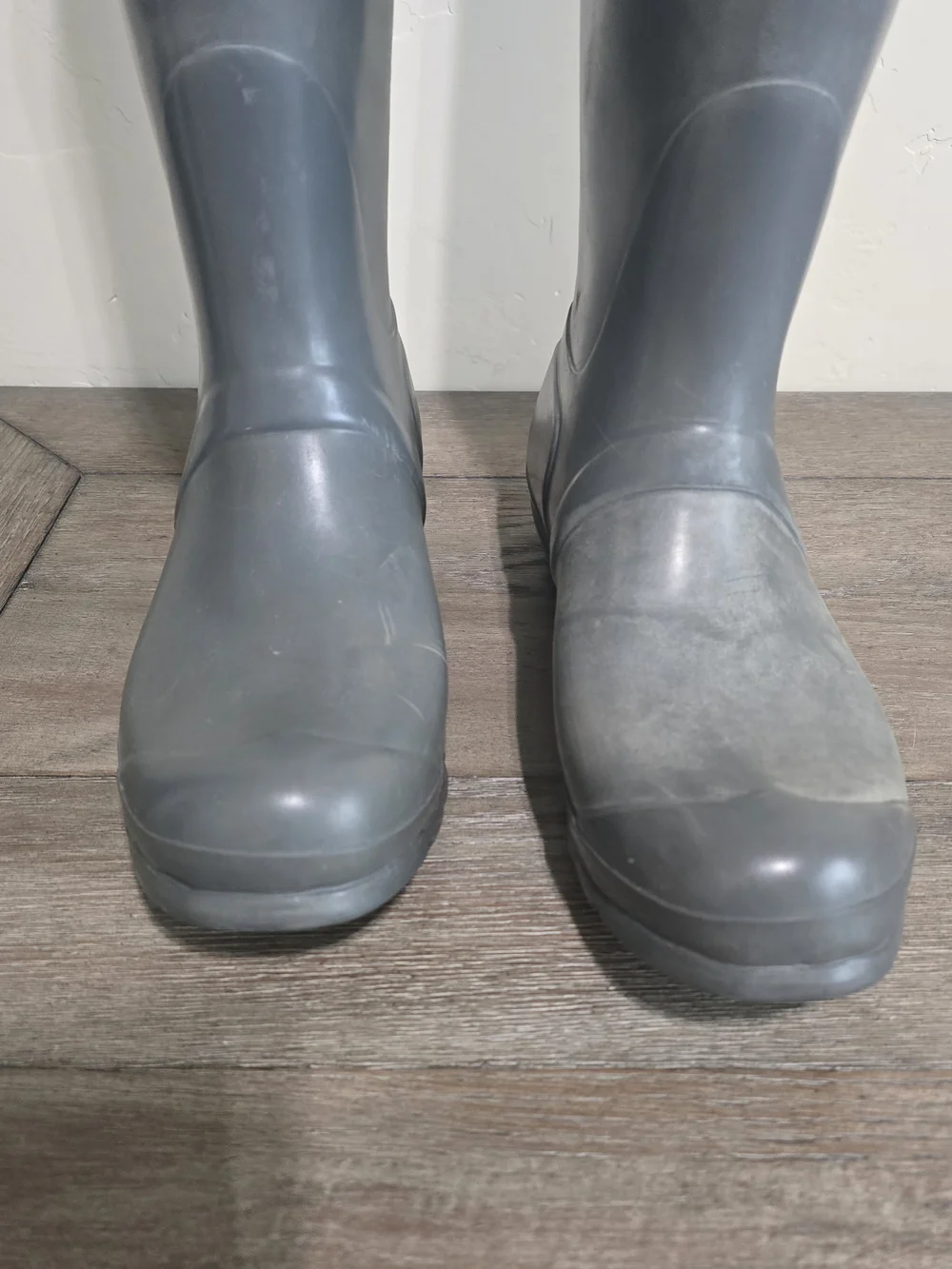 Hunter Original Tall Grey Rain Boots Women’s Size 9 Wellingtons Wellies Outdoor